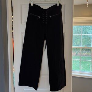 PAIGE Women’s Elegant Black Rayon Blend Pants, Size 32